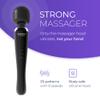 Yarosi Cordless Curved Therapeutic Device - 8 Powerful Speeds and 20 Patterns - for Muscle Aches and Sports Recovery - Rechargeable - Wireless and Travel Friendly - Black view 2