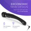 Yarosi Cordless Curved Therapeutic Device - 8 Powerful Speeds and 20 Patterns - for Muscle Aches and Sports Recovery - Rechargeable - Wireless and Travel Friendly - Black view 3