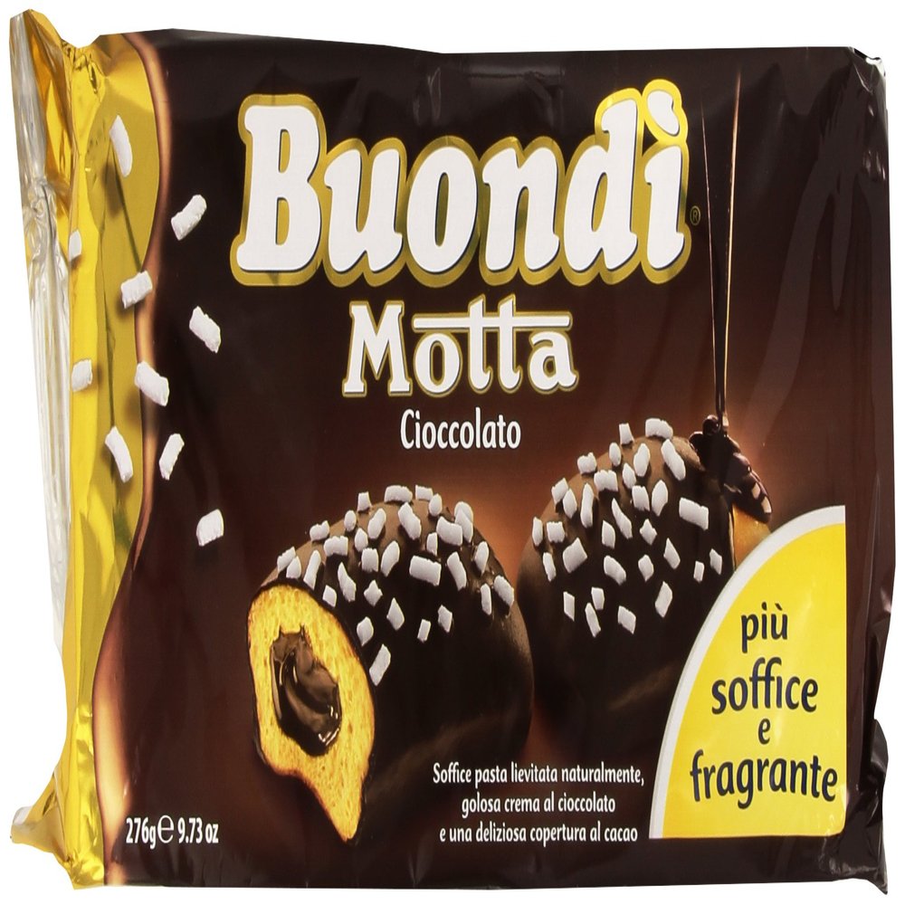 Buond Cioccolato Prodotto Dolciario da Forno a Lievitazione Naturale with Cream, Pacco da 6 x 46 g, Total 276 g