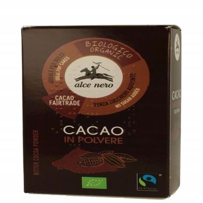 CACAO AMARO BIOLOGICO IN POLVERE 75 GRAMMI ALCE NERO (1000032902)