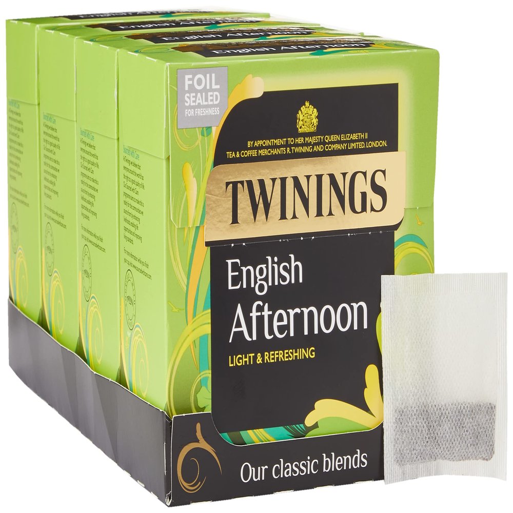 Twinings English Afternoon Tea 400 Tea Bags (Multipack of 4 x 100 Tea Bags)
