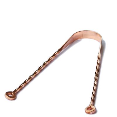 Wonder Care Tongue Scraper for Adults for Bad Breath Copper Tongue Cleaner for Oral Hygiene and Fresh Breath Pack of 1