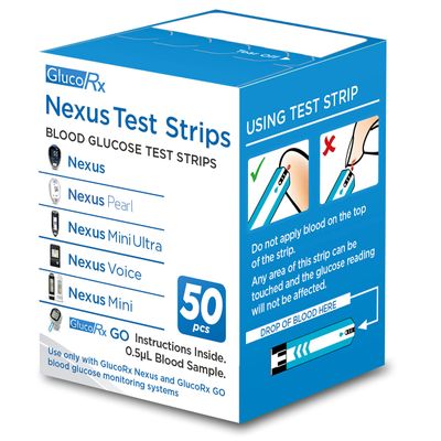 GlucoRx Nexus Test Strips
