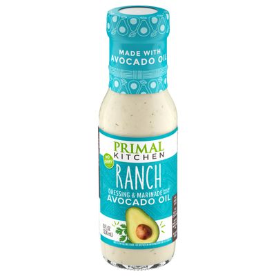 Primal Kitchen - Ranch, Avocado Oil-Based Dressing and Marinade, Whole30 and Paleo Approved (8 oz)