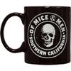 Of Mice And Men Black White Skull Boxed Coffee Gift Mug Official view 1