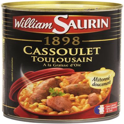 William Saurin Toulousain Cassoulet with Goose Fat 840 g