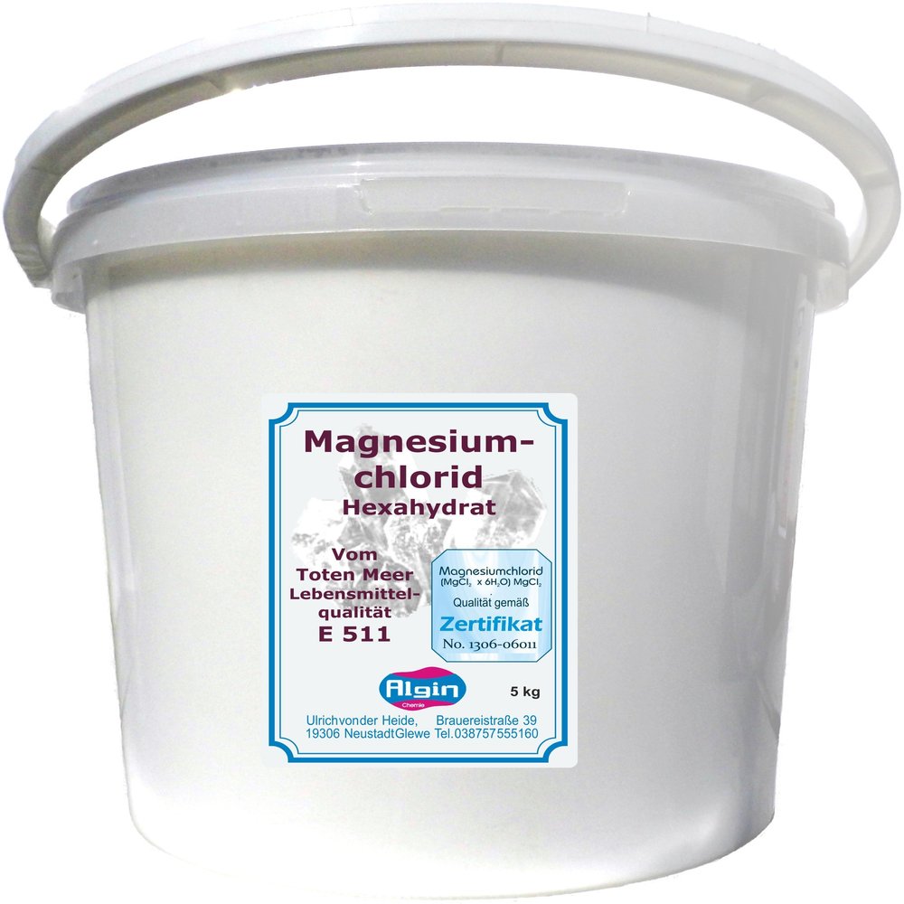 Algin Magnesium Chloride from the Dead Sea 3 x 5 kg Bucket
