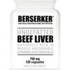 Berserker Desiccated Beef Liver Supplement 750mg per Capsule 120 Capsules, Un-defatted to Provide Full Absorption of Naturally Occurring Vitamins and Minerals Found in Beef Liver | Made in The UK view 1
