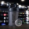 BlenderBottle Classic Loop Shaker cup / Diet Shaker / Protein Shaker with Blenderball 590ml capacity, scales - Fashion Black, 20oz / 590ml view 2
