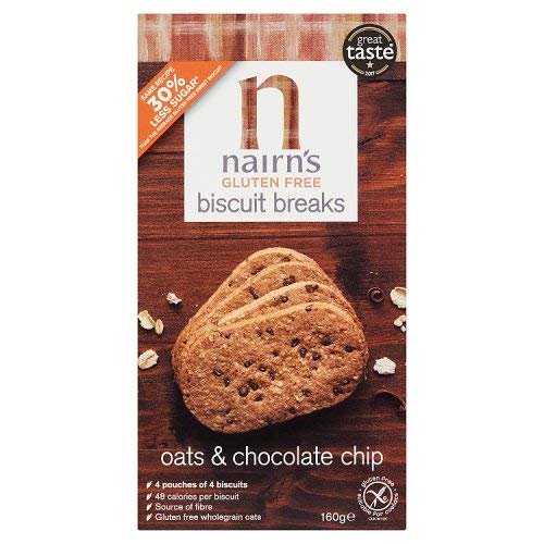 Nairn's Gluten Free Chocolate Chip Biscuit Breaks, 160 g