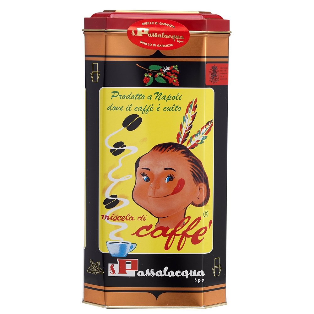 COFFEE PASSALACQUA MEKICO - GUSTO TONDO - 100% ARABICA - TIN 1Kg GROUND