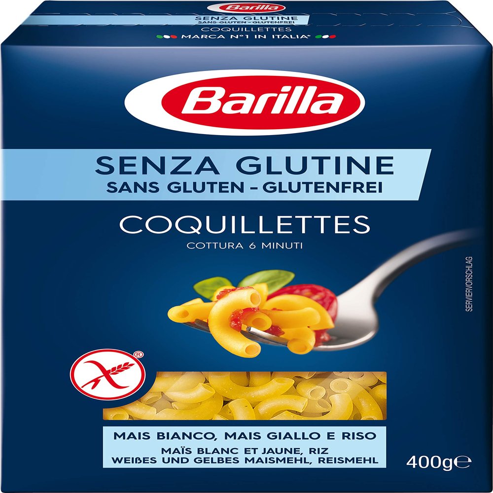 Barilla Gluten Free Scallop Pasta, 400 g