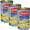 Serpis - Green Olives Low in salt Stuffed with Anchovies. 12.34 oz Pack of 3 view 1