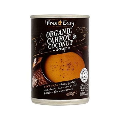Free & Easy Organic Carrot & Coconut Soup 400g - Pack of 6