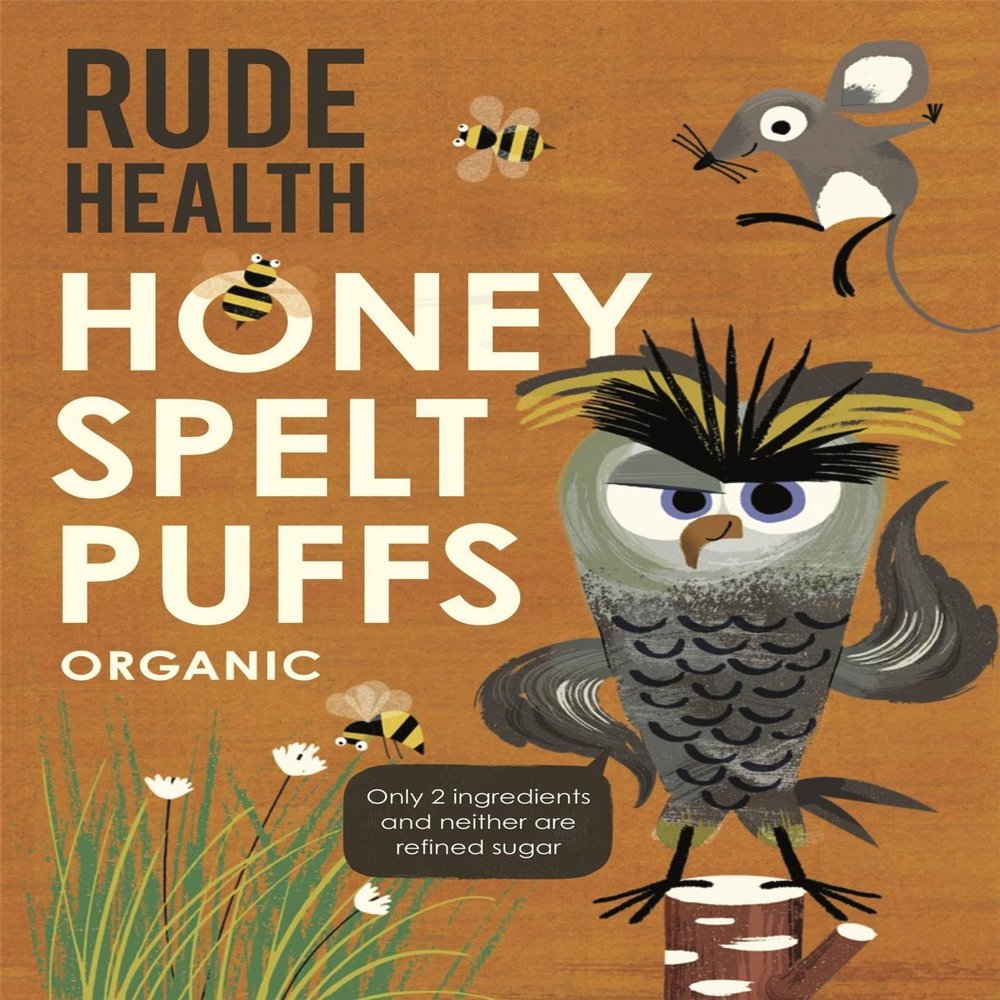 Rude Health Foods | Honey Puffed Spelt | 7 x 175g