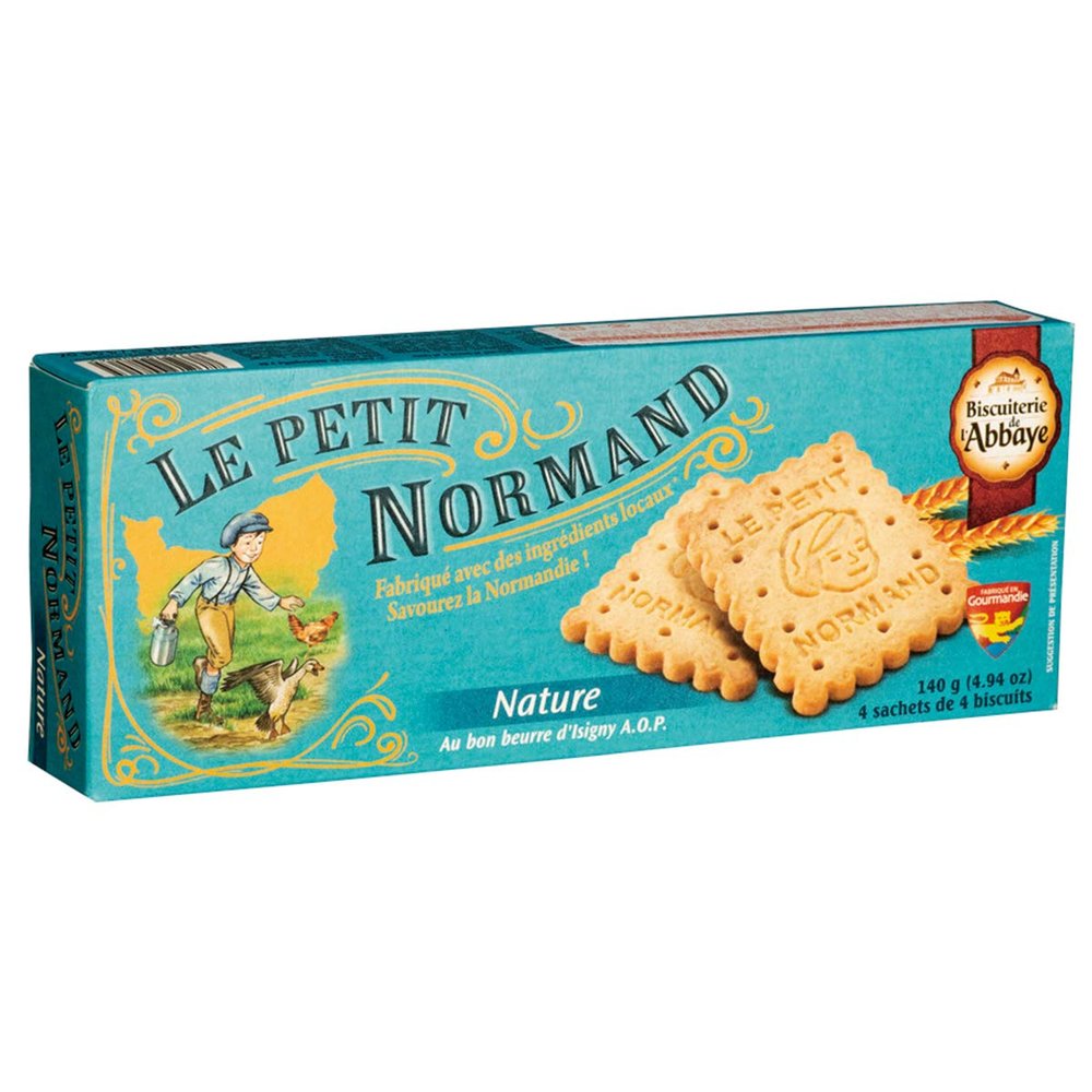 Biscuiterie de l' Abbaye Le Petit Normand Nature - 1 x 140 Gram