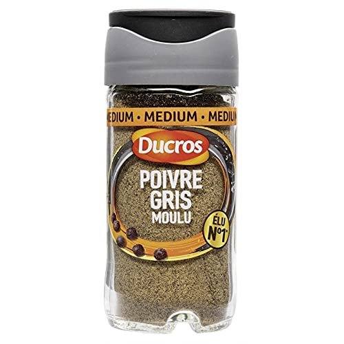 Ducros - Gray Ground Pepper 36G - Lot of 5