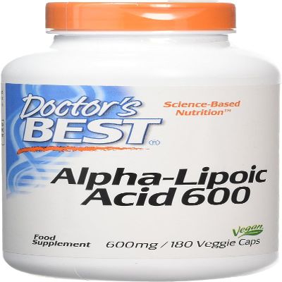 Doctor's Best 600 mg Alpha Lipoic Acid Capsules - Pack of 180