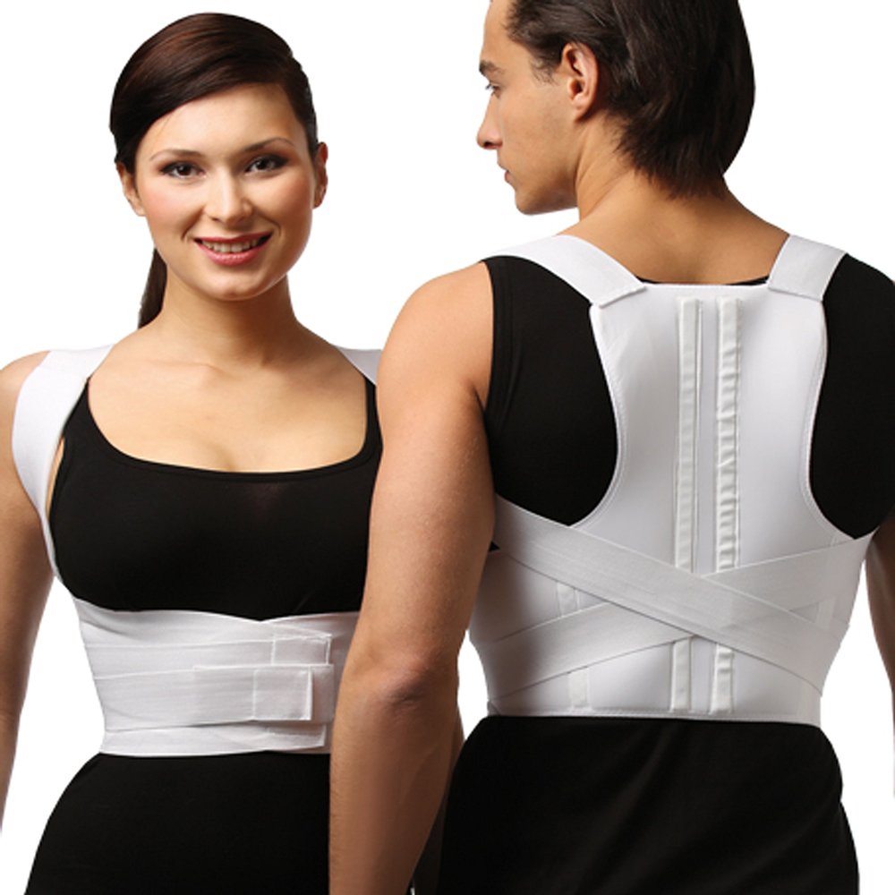 0109 Back Support Straightener Back Support 2-M-79-88 cm White