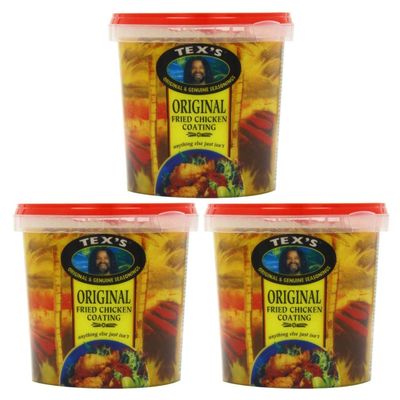 Tex's Original Fried Chicken Coating 700g (Pack of 3)