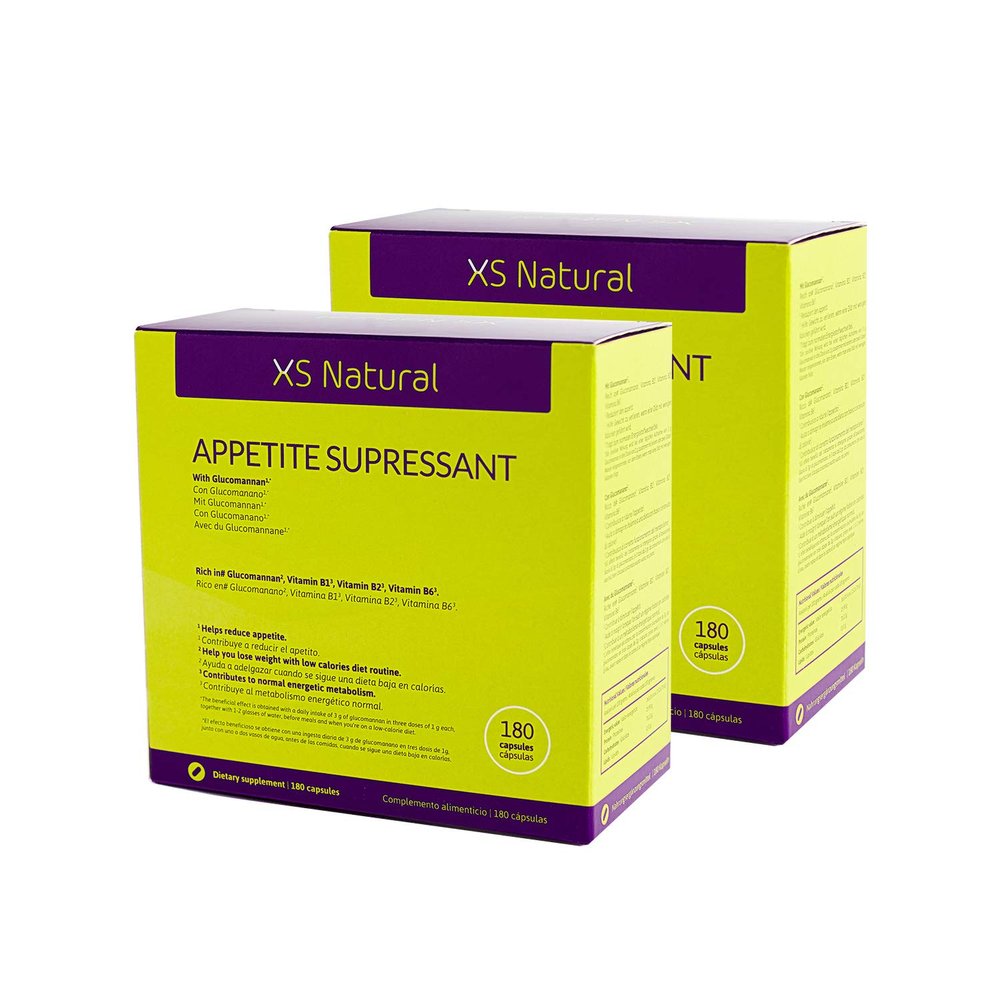 2 XS Natural Appetite Supressant: Satiating Capsules to Control and Reduce Appetite
