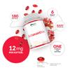 Astaxanthin 12mg - 180 High Strength Softgel Capsules - 6 Month Supply - Powerful Antioxidant Supplement - Astaxanthin from Haemotococcus Pluvialis Algae - Made in The UK - Nu U Nutrition view 3
