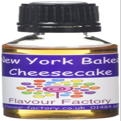 Flavour Factory New York Baked Cheesecake Extra Strong Concentrates 85.5 ml (Pack of 3 x 28.5ml)