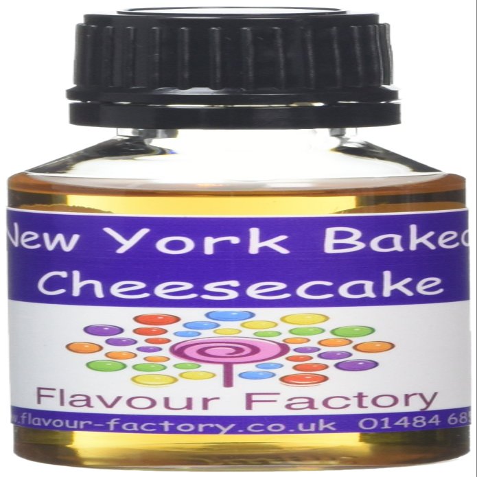 Flavour Factory New York Baked Cheesecake Extra Strong Concentrates 85.5 ml (Pack of 3 x 28.5ml)