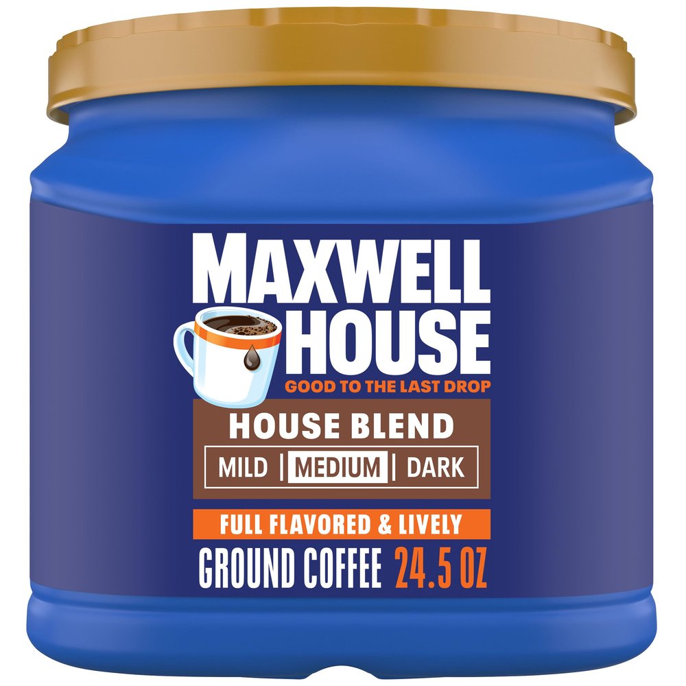 Maxwell House Medium House Blend Ground Coffee (24.5 oz Container)