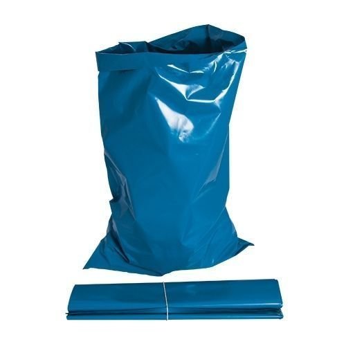 100 x EXTRA HEAVY DUTY BLUE RUBBLE BAGS/SACKS BUILDERS 20'' x 30'' x 90mu (100xBlue Rbl Sack)
