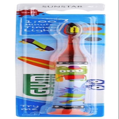 Gum 903 Junior Brush with Light, Black, Standard