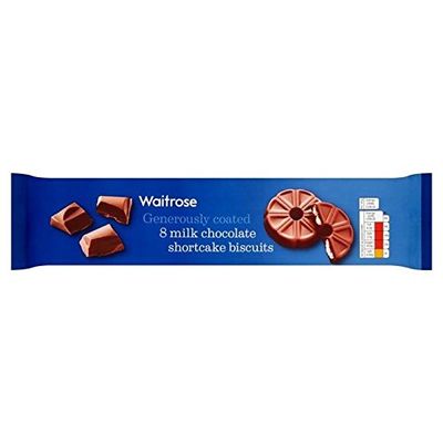 Milk Chocolate Shortcake Ring Waitrose 180g (Pack of 4)
