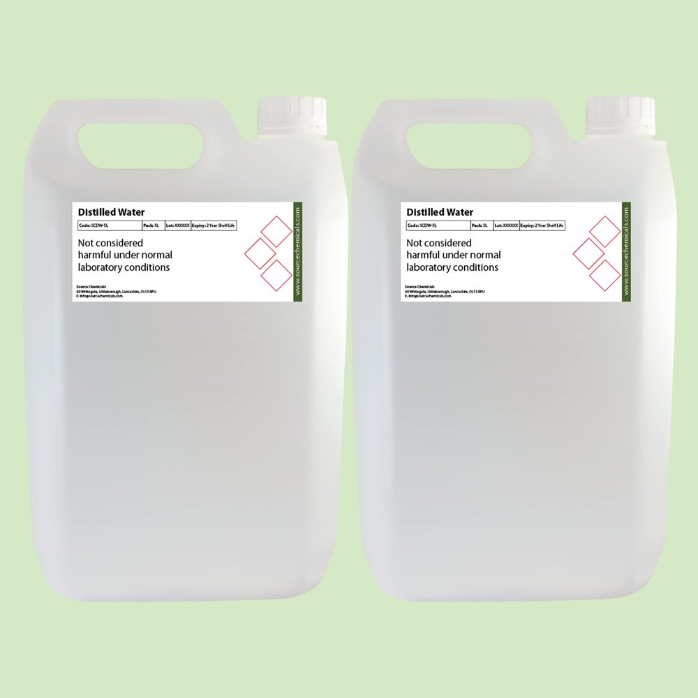 Distilled Water 2 X 5 Litre (10L) Inc Courier Delivery