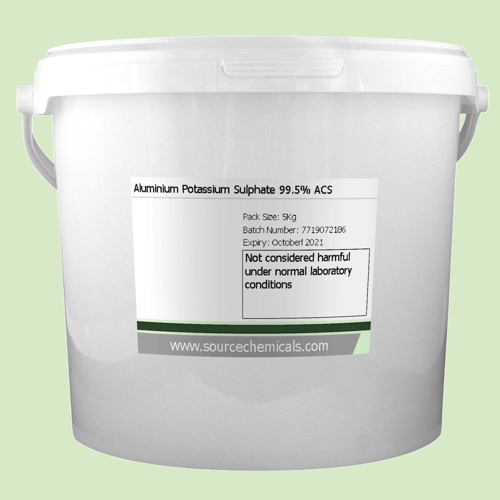 Aluminium Potassium Sulphate 5Kg Including Courier Delivery