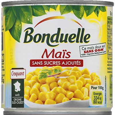 Bonduelle - Mas doux en grains sous vide - La bote de 285g - (for multi-item order extra postage cost will be reimbursed)