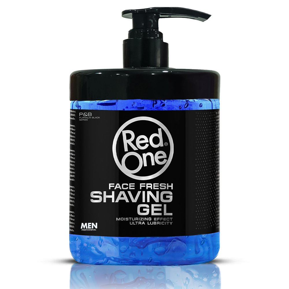 Redone Shaving Gel Face Fresh 1000 ml  Transparent No Foam Shaving Gel for Men | Perfect for Clean Contours, Smooth Glide & Precise Shaves | Professional Barber Quality
