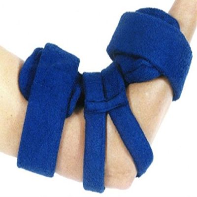 Comfy Elbow Orthosis Size: Adult, Color: Navy, Bicep Circ: 11-15, Total Length: 10 1/2 by Comfy Splints