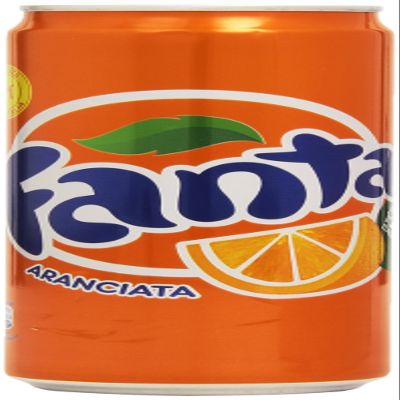 24x Fanta Orange Orange Lemonade can 330 ml 100% Italian Oranges