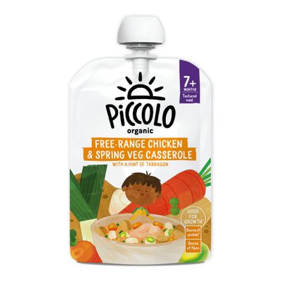 Piccolo Organic Spring Vegetables & Chicken Casserole Meal, 130g