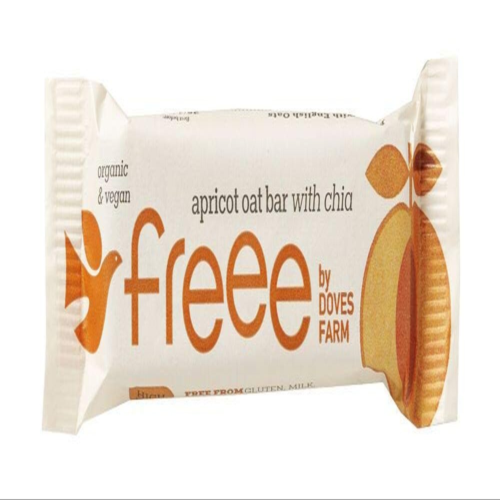 Doves Farm Organic Apricot and Chia Seed Flapjack 18 Bars