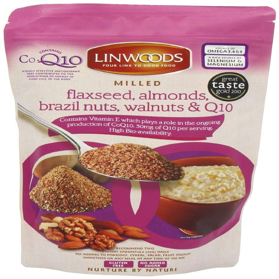 Linwoods Milled Flaxseed Nuts& Q10 Mix 360g