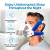resplabs CPAP Strap Covers - Soft Reusable Fabric Strap Cushions Compatible with Most CPAP Headgear Straps - Designed to Reduce Red Marks and Improve Comfort - 4 Pack view 4