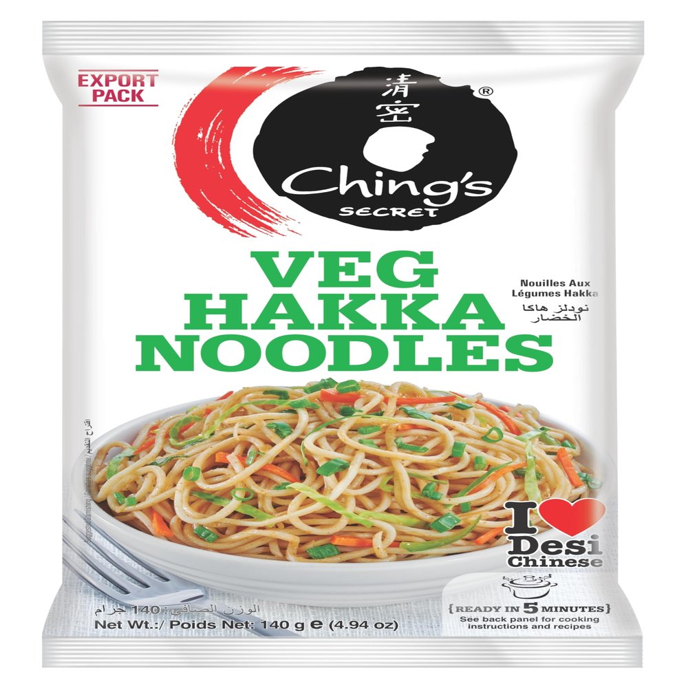 Ching's Secret Veg Hakka Noodles 150g (Pack of 6)