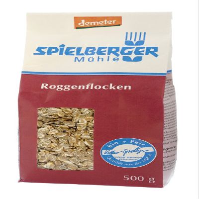Spielberger Demeter Organic Rye Flakes 500 g