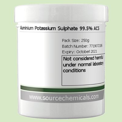 Aluminium Potassium Sulphate 250g Including Delivery