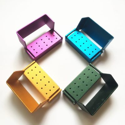 15 Holes Autoclavable Dental FG High Speed Burs Holder Blocks 4pcs/set