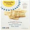 Simple Mills Almond Flour Crackers, Fine Ground Sea Salt - Gluten Free, Vegan, Healthy Snacks, 4.25 Ounce (Pack of 1)