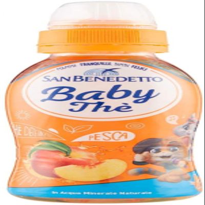 24x San Benedetto Baby Th Peach Ice Tea with Fructose & San Benedetto Aquavitamin I Feel Good Lemon Flavour Drink Beverage Water with Vitamin C 40cl Health Food! 25cl