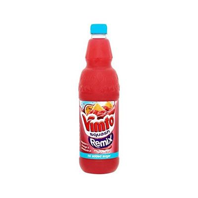 Vimto Remix Raspberry, Orange & Passionfruit Squash 1L (Pack of 6)