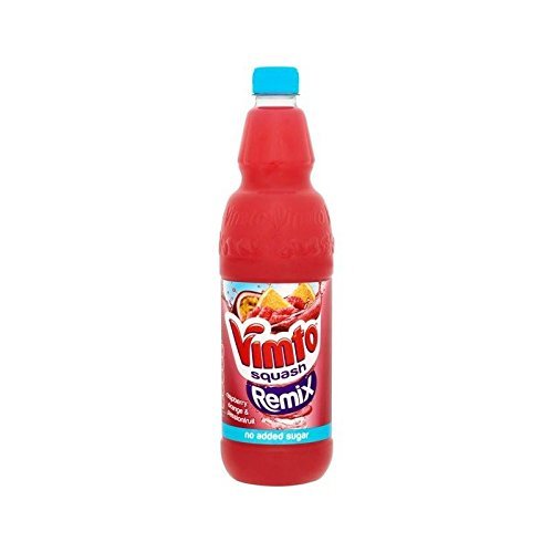 Vimto Remix Raspberry, Orange & Passionfruit Squash 1L (Pack of 6)